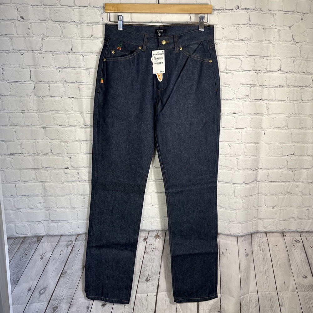NEW CARROTS Jeans Dark Wash Mens 32  by Anwar Carrots Straight Leg Indigo‎